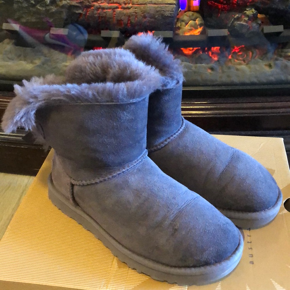 Dark Plum/Grey Mini UGGS